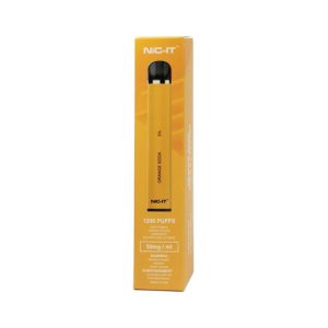 Orange Soda NiC-IT XL Disposable Vape Device with 5%, 2% nic salt strength