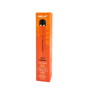 Strawberry Banana NiC-IT XL Disposable Vape Device with 5%, 2% nic salt strength