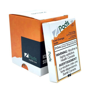 Iced Orange Soda Flavours Z Pods - 5% Strength