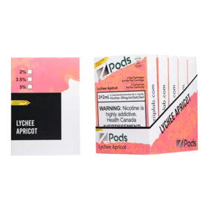 Lychee Apricot Flavours Z Pods - 5% Strength