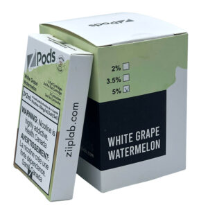 White Grape Watermelon Flavours Z Pods - 5% Strength