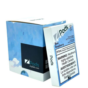 Blue Raspberry Flavours Z Pods – 5% Strength